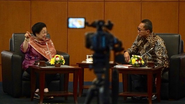 Megawati Soekarnoputri dan Zulkifli Hasan Foto: Fanny Kusumawardhani/kumparan