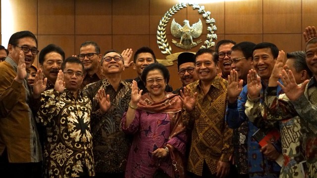 Megawati Soekarnoputri dan Zulkifli Hasan (Foto: Fanny Kusumawardhani/kumparan)