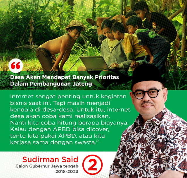 MANTAP, SUDIRMAN SAID INGIN PEMBANGUNAN DESA LEBIH TERARAH