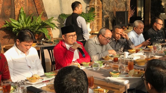 Cak Imin deklarasi Cawapres. (Foto: Indra Subagja/kumparan)
