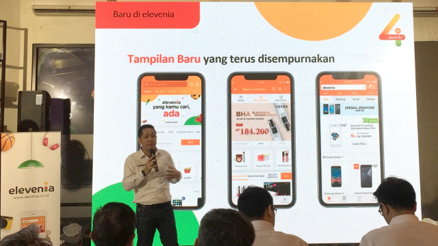 Ulang tahun ke-4 Elevenia. (Foto: Bianda Ludwianto/kumparan)