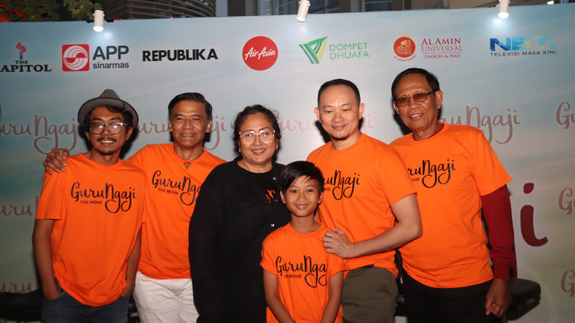 Cast Film Guru Ngaji (Foto: Munady Widjaja)