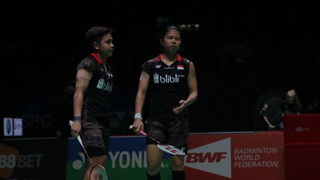 Greysia Polii/Apriyani di All England (Foto: Bergas Agung/kumparan)