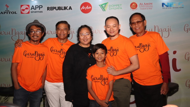 Pemain film Guru Ngaji (Foto: Munady Widjaja)