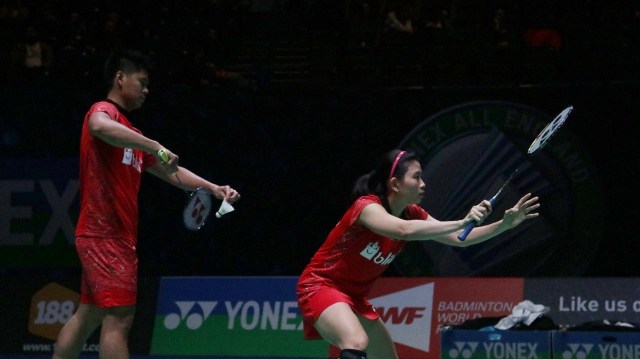 Praveen/Debby di All England 2018 (Foto: Bergas Agung/kumparan)