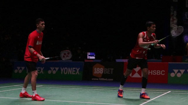 Fajar/Rian di All England 2018 (Foto: Bergas Agung/kumparan)
