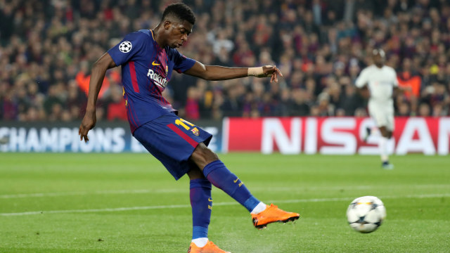 Dembele tampil ciamik kontra Chelsea. (Foto: REUTERS/Susana Vera)