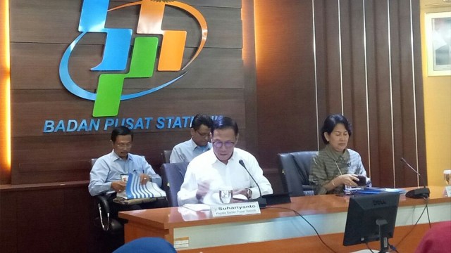 Konpers BPS neraca perdagangan Februari 2018. (Foto: Nicha Muslimawati/kumparan)