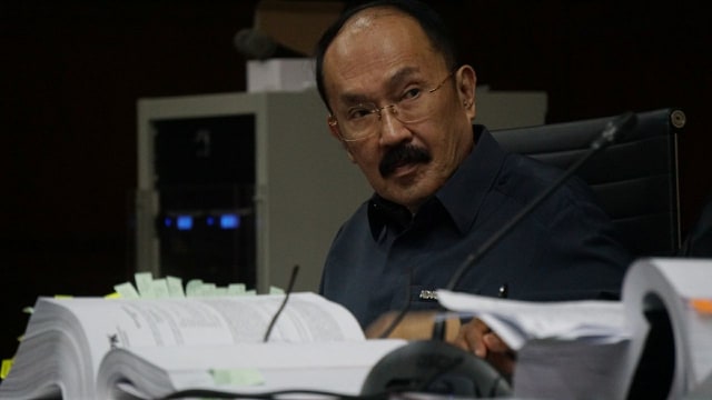 Fredrich Yunadi di pengadilan Tipikor Jakarta Foto: Irfan Adi Saputra/kumparan