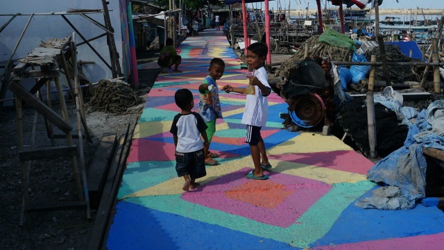 Kampung Pelangi di Utara Jakarta (Foto: Jamal Ramadhan/kumparan)
