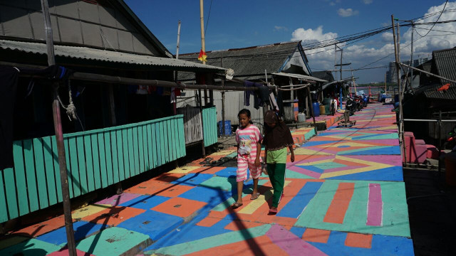 Kampung Pelangi di Utara Jakarta (Foto: Jamal Ramadhan/kumparan)