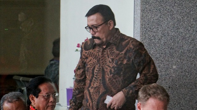 Le Roy Osmany di gedung KPK (Foto: Irfan Adi Saputra/kumparan)