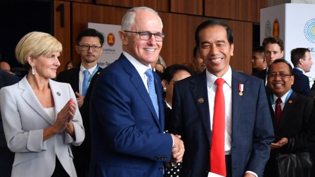 Pertemuan Jokowi dan Malcolm Turnbul (Foto: Biro Pers Setpres)