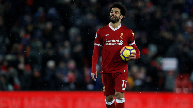 Mohamed Salah membawa bola. (Foto: Reuters / Lee Smith)