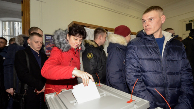 Pemilu di Rusia. (Foto: REUTERS/Yuri Maltsev)