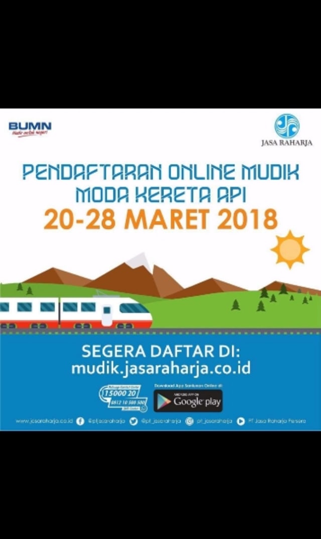 Mudik Bareng BUMN dan Jasa Raharja Tahun 2018