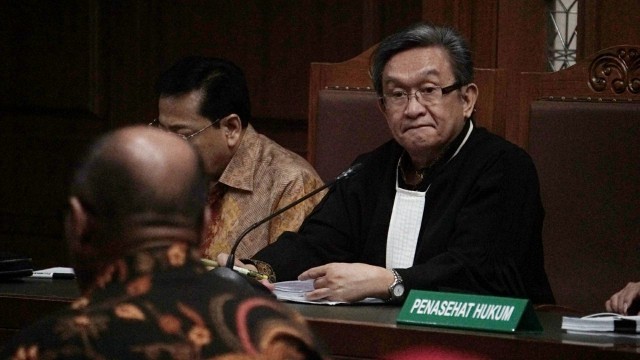 Penasihat hukum Setya Novanto. (Foto: Garin Gustavian Irawan/kumparan)