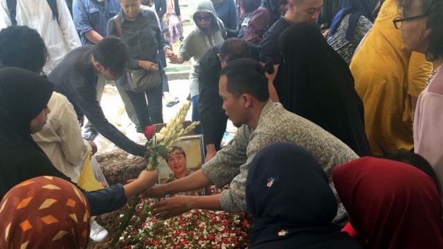 Pemakaman Chef Harada. (Foto: Adinda Githa Murti Sari Dewi/kumparan)