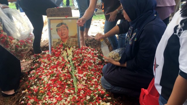 Pemakaman Chef Harada. (Foto: Adinda Githa Murti Sari Dewi/kumparan)