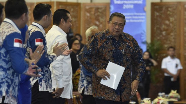 SBY di Seminar Hari Perempuan Internasional (Foto: ANTARA FOTO/Puspa Perwitasari)