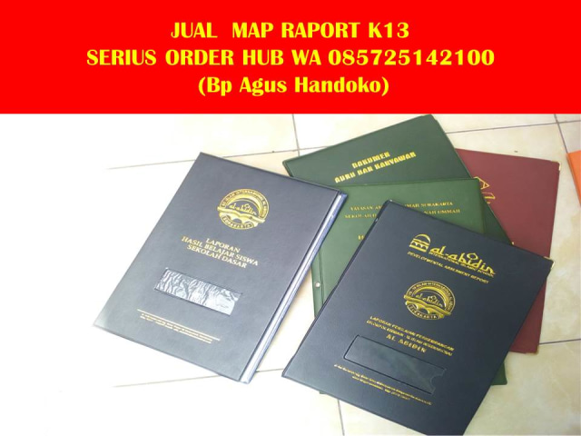 Wa 085725142100, Sampul Raport K13 SD, Sampul Raport SD, Map Raport, Map Raport Jogja (1)