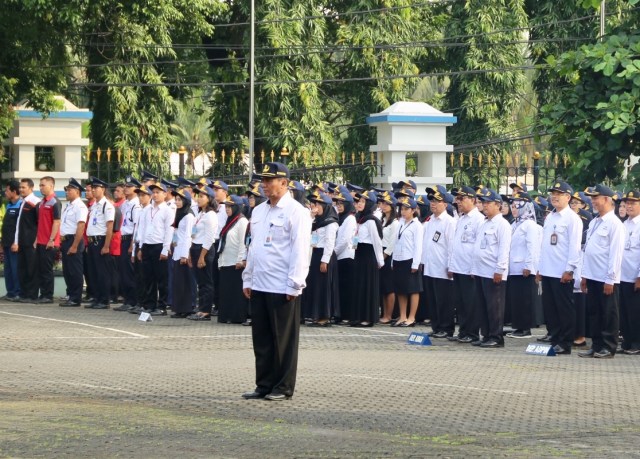 Gelar Apel Disiplin, Pegawai BKKBN Diminta Hadir Tepat Waktu