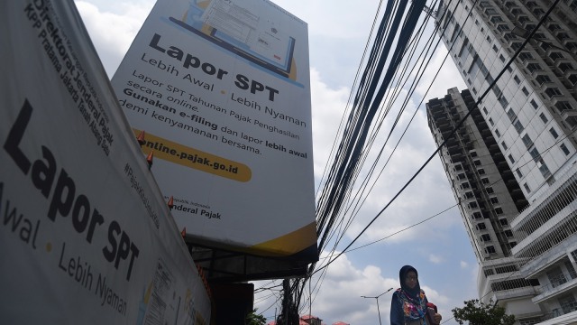 Ilustrasi lapor SPT Foto: ANTARA FOTO/ Sigid Kurniawan