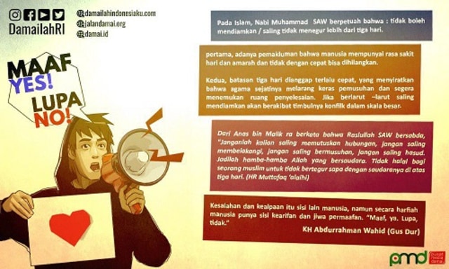 Maaf “Boleh”, Lupa “Jangan”