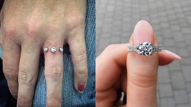 Cincin Piercing vs Cincin Biasa (Foto: Instagram @piercingsby_billy & @thediamondapp)