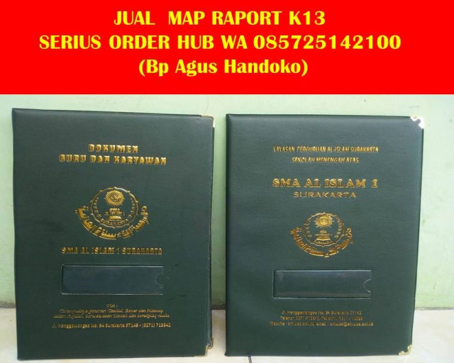 Wa 085725142100, Map Raport K13, Map Raport Murah, Sampul Raport, Sampul Kurikulum 2013 (2)