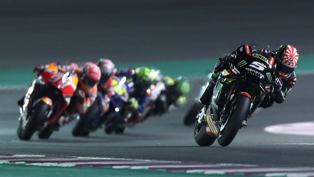 Johann Zarco di GP Qatar. (Foto: KARIM JAAFAR / AFP)