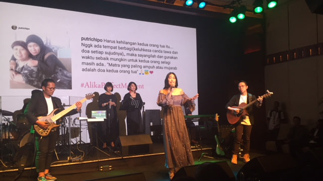 Alika Launching Album ‘Perfect Moment’ (Foto: Giovanni/kumparan)