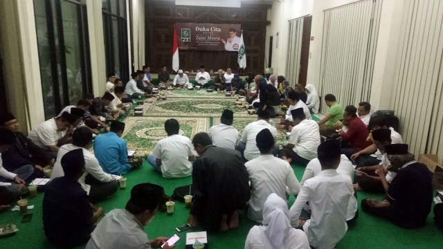 Tahlilan DPP PKB untuk Zaini Misrin. (Foto: Aria Pradana/kumparan)