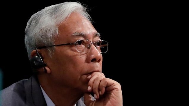Presiden Myanmar Htin Kyaw. (Foto: Reuters/Kim Kyung-Hoon)