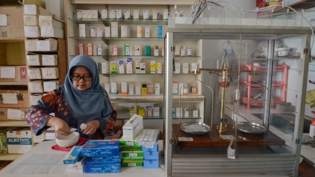 Pertumbuhan Industri Farmasi Foto: ANTARA FOTO/Raisan Al Farisi