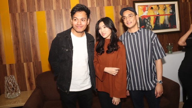 Rendy Pandugo, Isyana Sarasvati, dan Afgan. (Foto: Munady Widjaja)