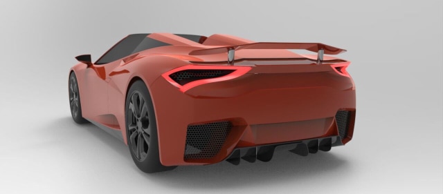 Konsep mobil listrik FH01 Roadster (Foto: dok. Muhammad Fahmi Husain)