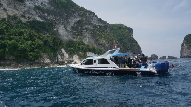 Perjalanan menuju Manta Point (Foto: Intan Alfitry Novian/kumparan)