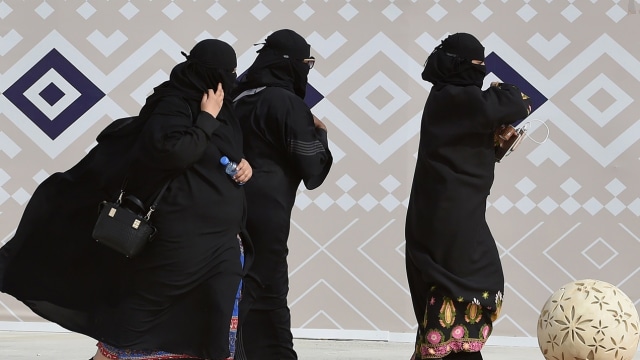 Wanita Arab (Foto: AFP/FAYEZ NURELDINE )