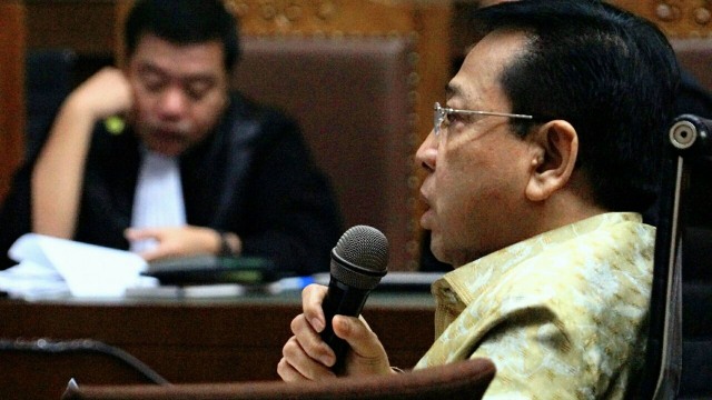 Sidang kasus eKTP Setya Novanto di Tipikor (Foto: Iqbal Firdaus/kumparan)
