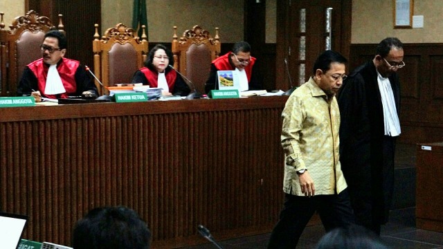 Sidang kasus eKTP Setya Novanto di Tipikor (Foto: Iqbal Firdaus/kumparan)