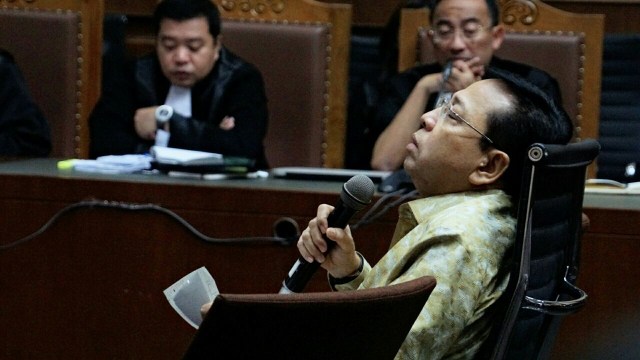 Sidang kasus eKTP Setya Novanto di Tipikor (Foto: Iqbal Firdaus/kumparan)