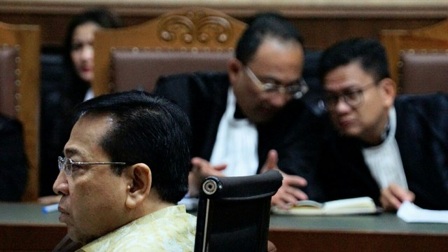 Sidang kasus eKTP Setya Novanto di Tipikor (Foto: Iqbal Firdaus/kumparan)