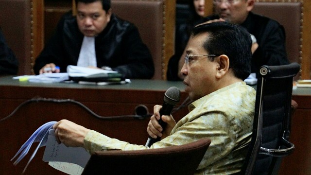 Sidang kasus eKTP Setya Novanto di Tipikor (Foto: Iqbal Firdaus/kumparan)