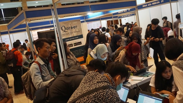 kumparan di Job fair Unpad. (Foto: kumparan)