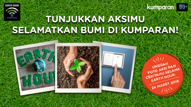 kumparan x Earth Hour (Foto: kumparan)