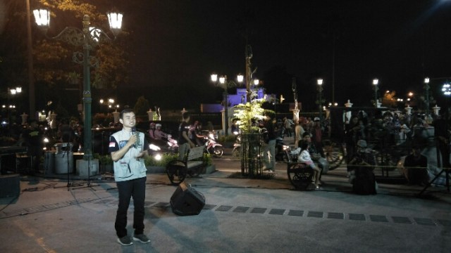 Sambutan dari Earth Hour Jogja dan Perwakilan Gubernur D.I. Yogyakarta