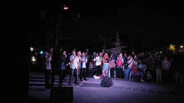 Penampilan Acapella di Earth Hour Jogja
