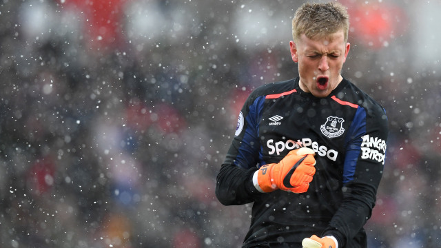 Kiper Everton, Jordan Pickford. (Foto: REUTERS/Dylan Martinez)