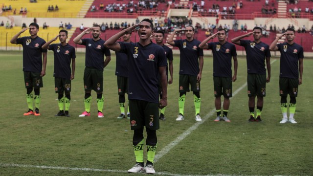 PS Tira dalam acara peluncuran tim. (Foto: Andreas Fitri Atmoko/ANTARA)